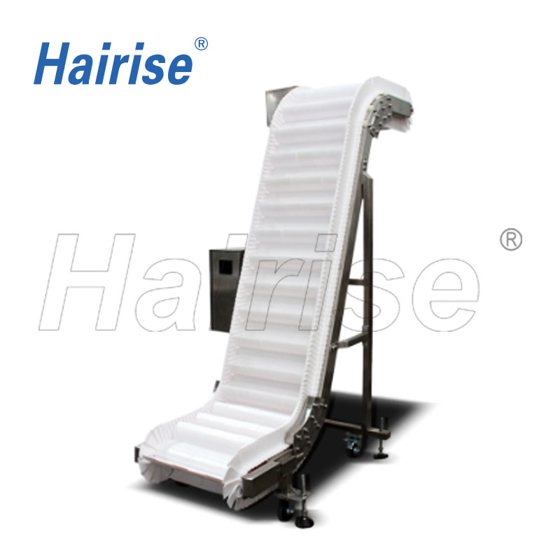 Modular Belt Conveyor Hairise hopper Inclined Conveyor