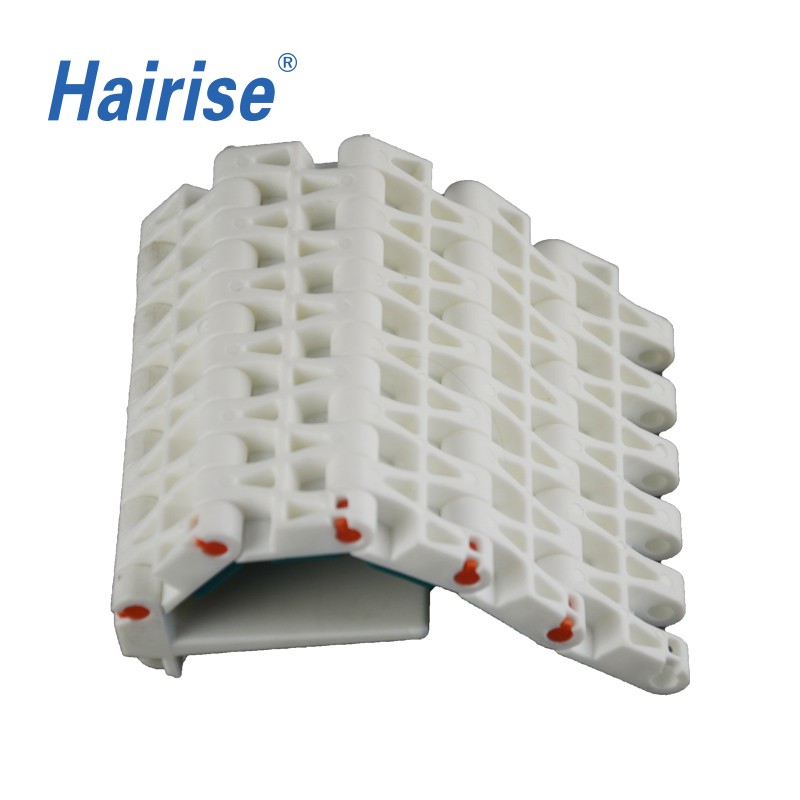 Plastic Modular Belts Cbms2520 series rubber top modular belt