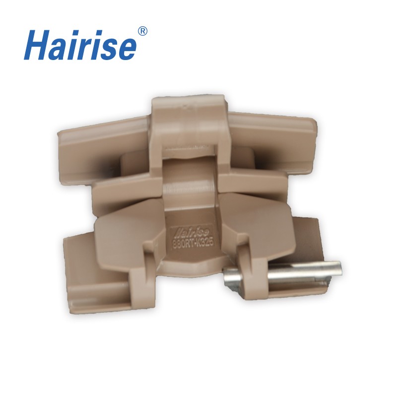 Plastic Slat Top Chains Cbms880TAB-RT series curve top chains